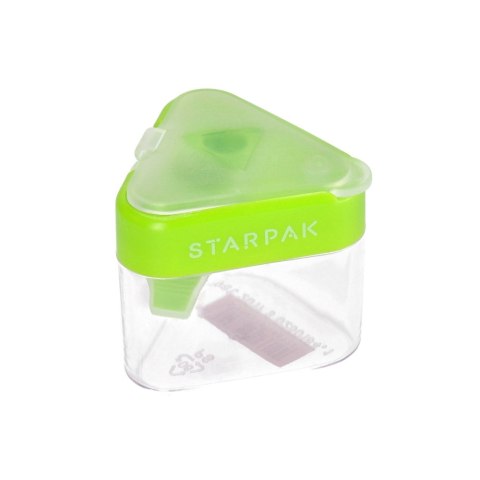 Afilador 2 HOJAS TRIANGULAR VERDE STARPAK 470995