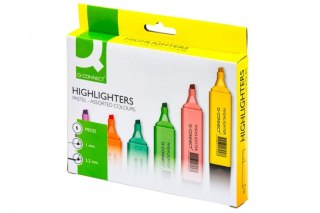 Iluminador Pastel Q-CONNECT 6 colores