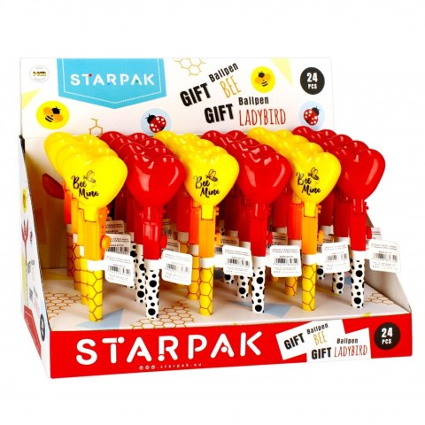 BOLIGRAFO LOCK REGALO ABEJA/LADYBUG STARPAK 491316