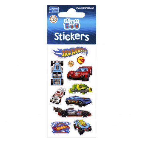 ADHESIVO 6X18 CM PLATA HOT WHEELS STICKER BOO 262434