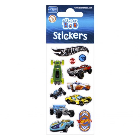 ADHESIVO 6X18 CM PLATA HOT WHEELS STICKER BOO 262434