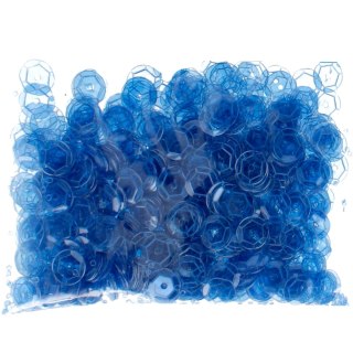 LENTEJUELAS TRANSPARENTES REDONDAS 8 MM AZUL ARTESANAL CON DIVERSIÓN 439327