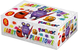 PLAK PINTURAS 6KOL 20ML FUN&JOY 220260 PUD