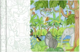 Libro para colorear en rollo Graffy Roll Jungle 5 mx 35 cm