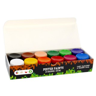 PINTURAS CARTEL 12 COLORES 20 ML JUEGO PIXEL STARPAK 492052