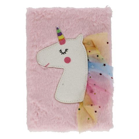 LIBRETA A5 PELUCHE UNICORNIO PASTEL STARPAK 484167