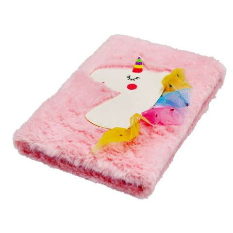 LIBRETA A5 PELUCHE UNICORNIO PASTEL STARPAK 484167