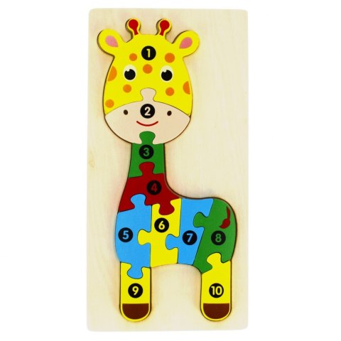 Jigsaw Puzzle JIRAFA DE MADERA 10 PIEZAS MEGA CREATIVE 474357