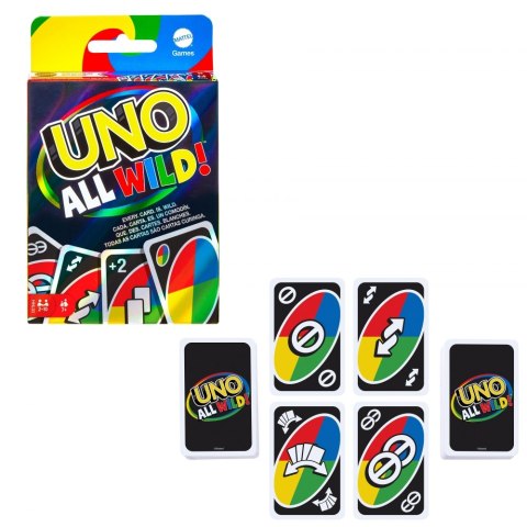 MATTEL UNO ALL WILD GAME COMODINES CARTAS HHL33 PUD12