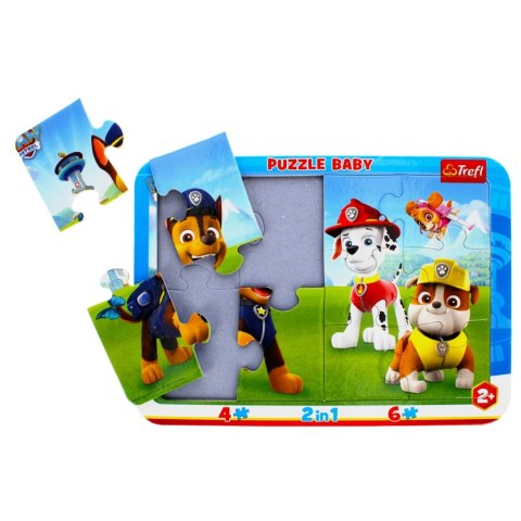 PUZZLE 4.6EL PAW PATROL FOL 80022 TREFL