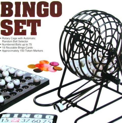 Bingo - set de juego negro (HG)