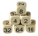 Dados de doblaje 16 mm (Backgammon) - 6 piezas (HG)