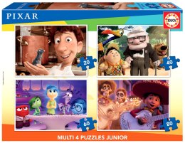 Rompecabezas 20 piezas + 40 piezas + 60 piezas + 80 piezas Héroes de cuentos de hadas (Disney/Pixar)
