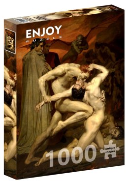 Rompecabezas de 1000 piezas Dante y Virgilio en el Infierno de William-Adolphe Bouguereau