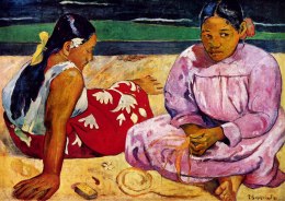Rompecabezas de 1000 piezas Mujeres tahitianas en la playa de Paul Gauguin