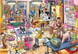 Rompecabezas de 1000 piezas Wasgij Mystery 23 - Salón para perros
