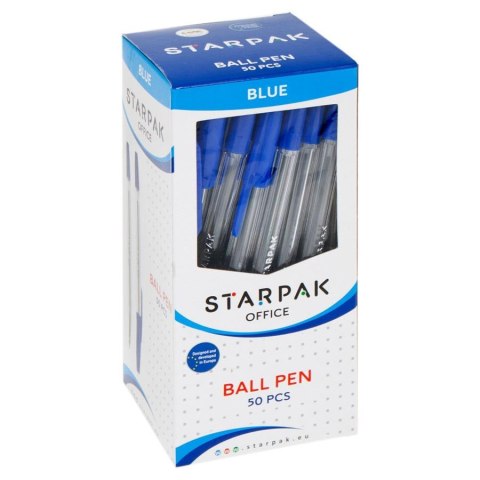 Cristal Lockable Pen - azul - Starpak 144357