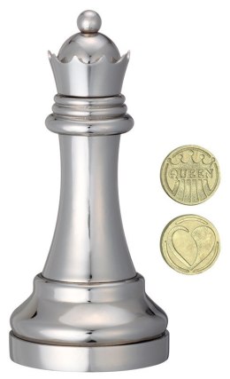 Serie de ajedrez (Plata) - Cast Queen Puzzle (Reina)
