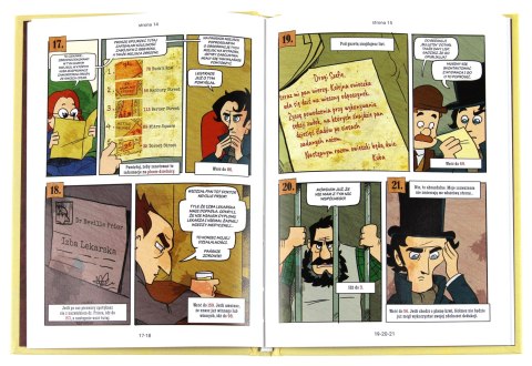 Cómic de párrafo - Sherlock Holmes. Sombra de Jack el Destripador.