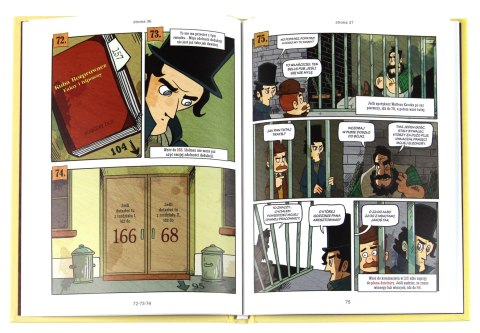 Cómic de párrafo - Sherlock Holmes. Sombra de Jack el Destripador.