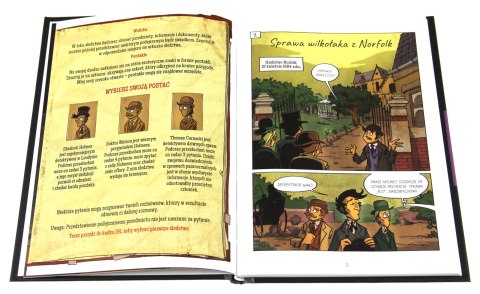 Cómic de párrafo - Sherlock Holmes. Investigación mística.