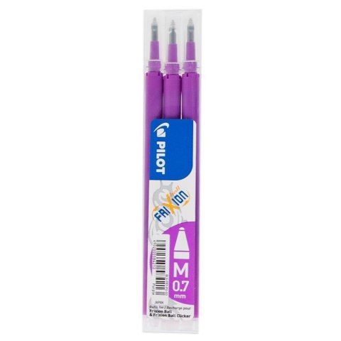 RECAMBIOS PARA PLUMA MORADO 3 PIEZAS FRIXION BLS-FR7 PU PILOT