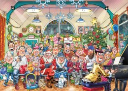 Puzzle 2 x 1000 Wasgij Christmas 16 - Concierto de Navidad