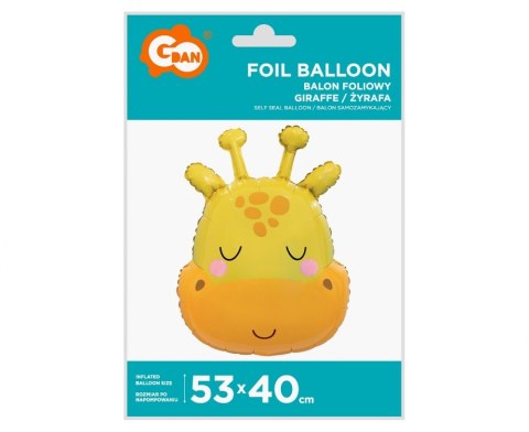 GLOBO FOL 53CM JIRAFA GO FOL GODAN