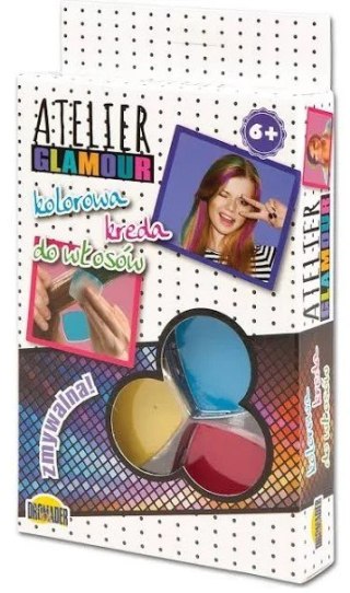 JUEGO DE TIZAS PARA EL CABELLO CREATIVE GLAM PLX WB 130-01144 DROMADER