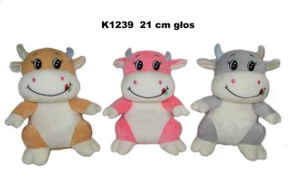 PELUCHE VACA CON VOZ 20CM SENTADA K1239 SA SUN-DAY