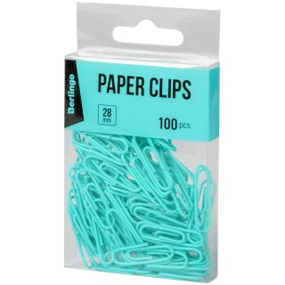 CLIPS BERLINGO PAQUETE DE 100 COLOR AZUL CDC