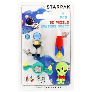 Borrador 3D PUZZLE ESPACIO OP. 4 PIEZAS. STARPAK 505320 STARPAK