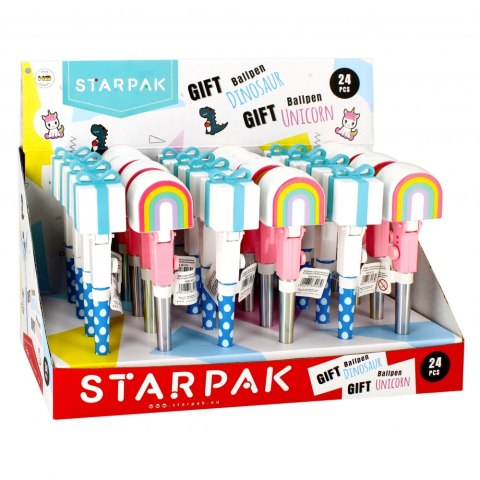 BOLIGRAFO LOCK REGALO DINOSAURIO/UNICORNIO STARPAK 491312