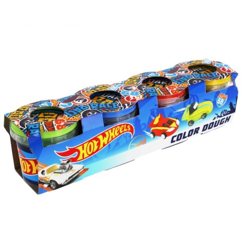 MASA PLÁSTICA HOT WHEELS OP4PCS ROLLOS PLAY MEGA CREATIVE 479756