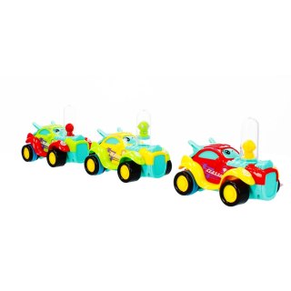 COCHE DE CARRERAS 13 CM CARTOON MIX MEGA CREATIVE 482054