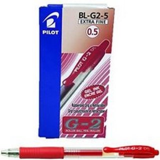 BOLIGRAFO GEL AUTOMATICO G2 ROJO REMOTO BL-G2-5-R