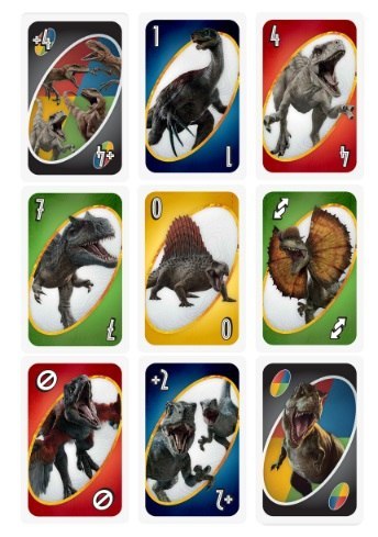 JUEGO MATTEL UNO JURASSIC WORLD 3 GXD72 PUD8