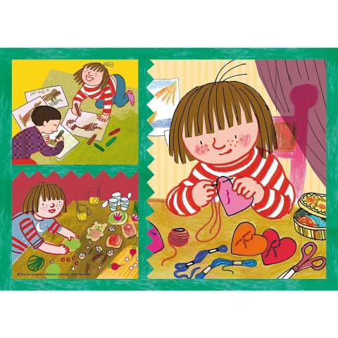 PUZZLE 4EN1 AVENTURAS DE BASI TREFL 34606