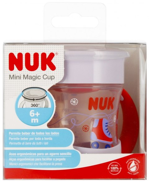 NUK MP KUBEK 160 ML 6M MINI MAGIC CUP CZERWONY 10751278 NUK