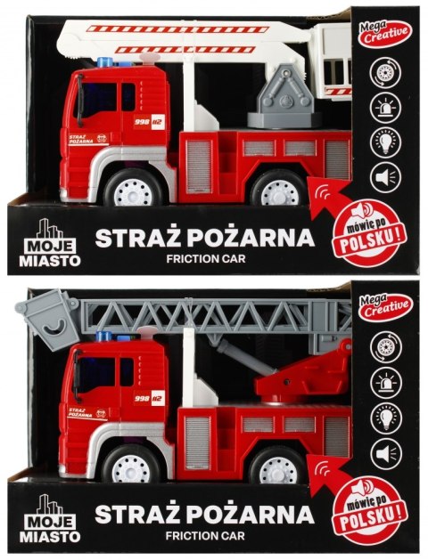 AUTO STRAZ B/O 24X16X12 MOJE MIASTO PLPL MC N 36 MEGA CREATIVE