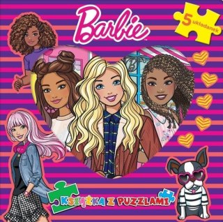 KSIĄŻECZKA EDUKACYJNA 260X260 OPRAWA TWARDA BARBIE PUZZLE FOL MSZ 577137 MSZ