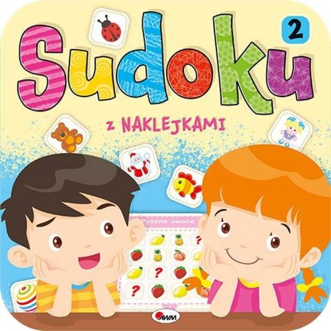 KSIĄŻECZKA EDUKACYJNA 19X19 CM SUDOKU Z NAKLEJKAMI MOREX 812887 MOREX