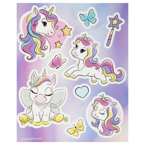 NAKLEJKI NA OKNO 160X210/4K UNICORN STARPAK 514892 STICKERBOO-NAKLEJKI