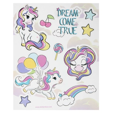 NAKLEJKI NA OKNO 160X210/4K UNICORN STARPAK 514892 STICKERBOO-NAKLEJKI