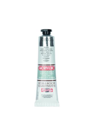 PINTURAS ACRILICAS EN TUBO 40ML PLATA KOH-I-NOOR 162724