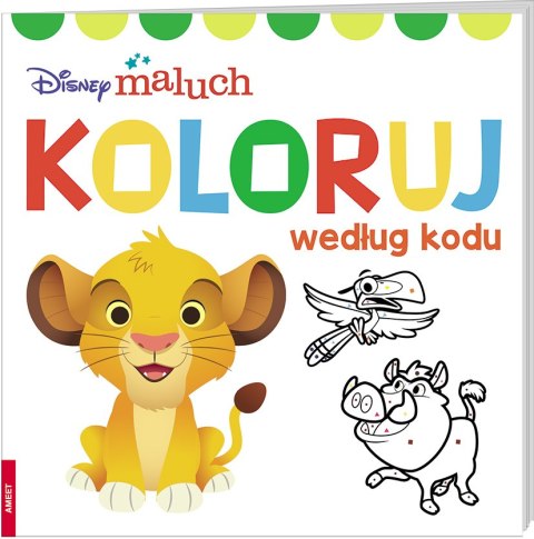 DISNEY MALUCH. KOLORUJ WEDŁUG KODU AMEET