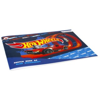 BLOC DE DIBUJO A4/20K BLANCO HOT WHEELS STARPAK 337294