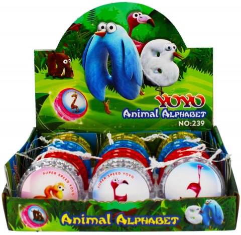 JO-JO 6 CM ANIMALES BRILLANTES MEGA CREATIVO 482578