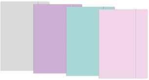 CARPETA PAPEL A4 PASTEL INTERPRINT 278289