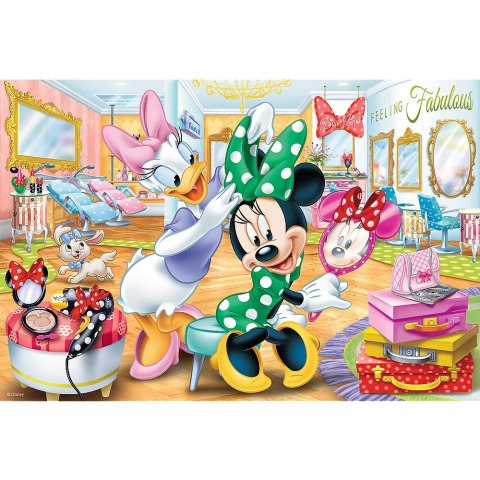 PUZZLE 100 ELEMENTOS DE MINNIE EN EL SALON DE BELLEZA TREFL 16387 TREF